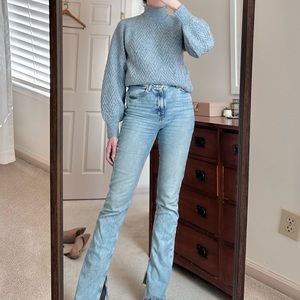 Abercrombie & Fitch - Cableknit Turtleneck Sweater - Size S